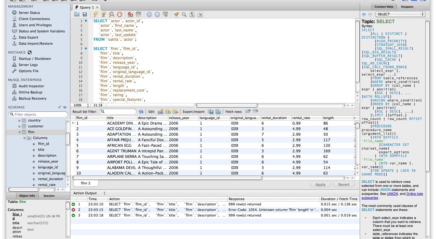 MySQL Workbench