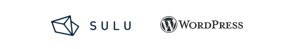 Logos de Sulu et WordPress